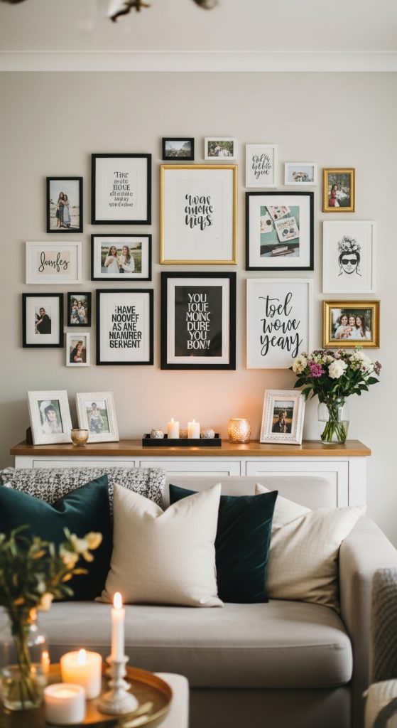 1. Create a Personalized Gallery Wall