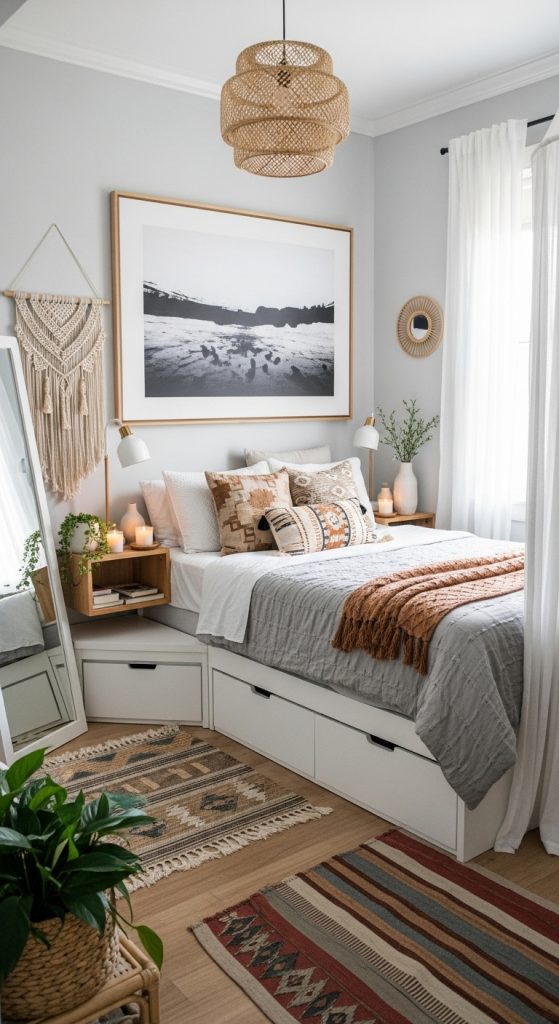 1. Oversized Framed Canvas for Bold Impact