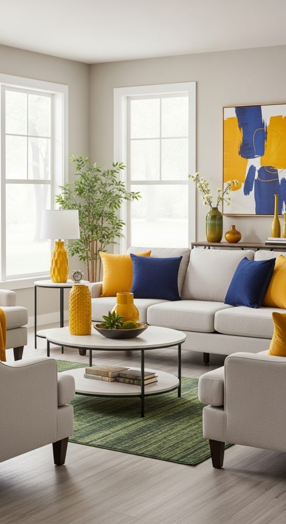 10. Embrace Neutrals with a Pop of Color