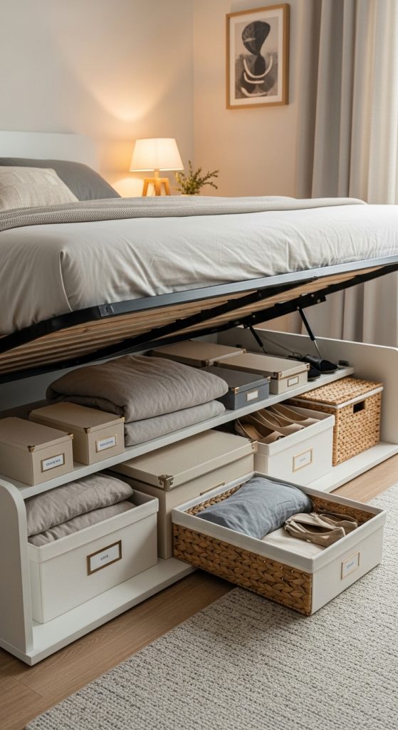10. Maximize Under-Bed Storage