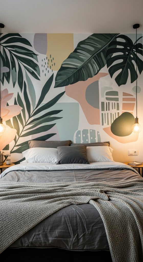 16. Hand-Painted Murals