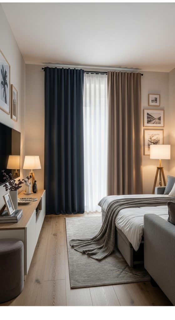 18. Blackout Curtains for Better Rest and Privacy