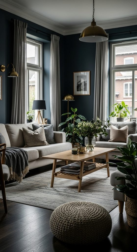 18. Make It Moody with Dark Walls