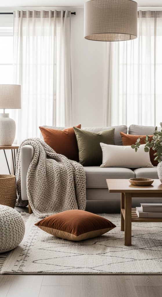 4. Layer Textures for a Cozy Feel