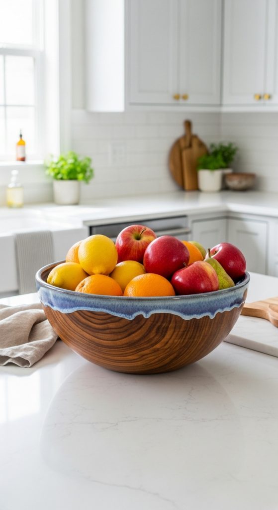 6. Fruit Bowl That Doubles as a Centerpiece