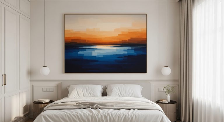 Bedroom Art Above Bed Ideas