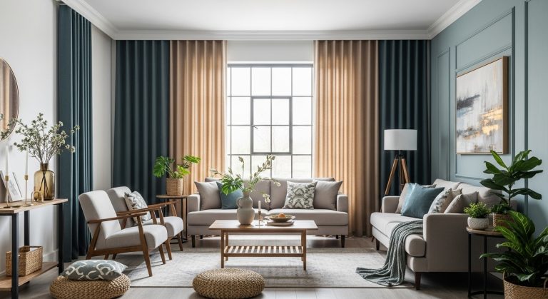 Living Room Curtains Ideas That Add Style and Function