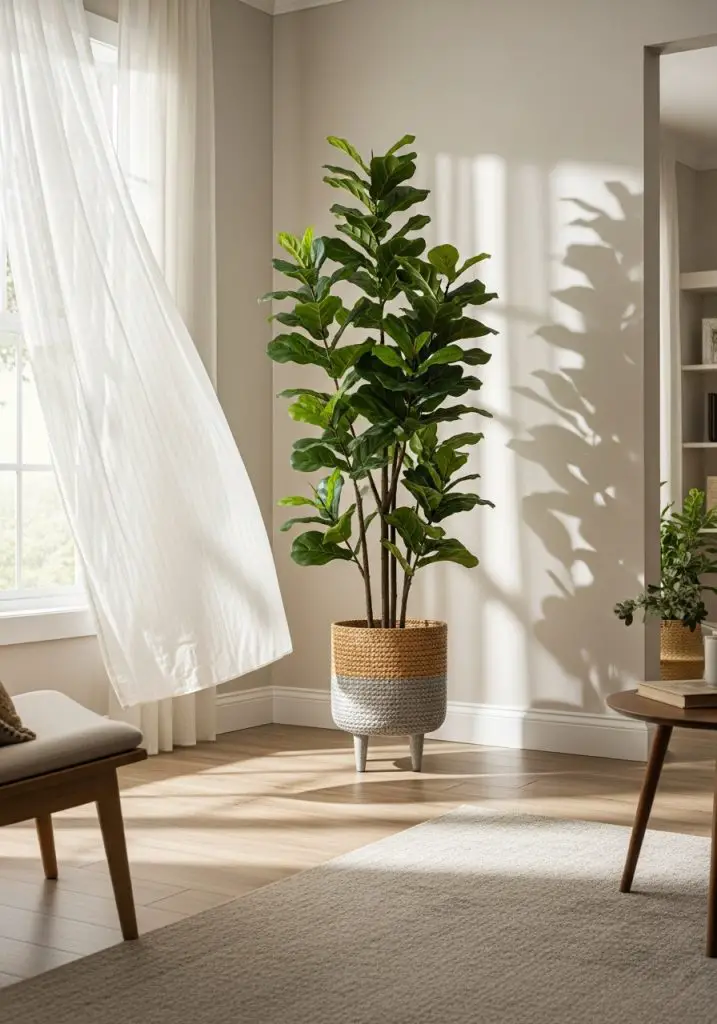 1 - Add a Tall Houseplant