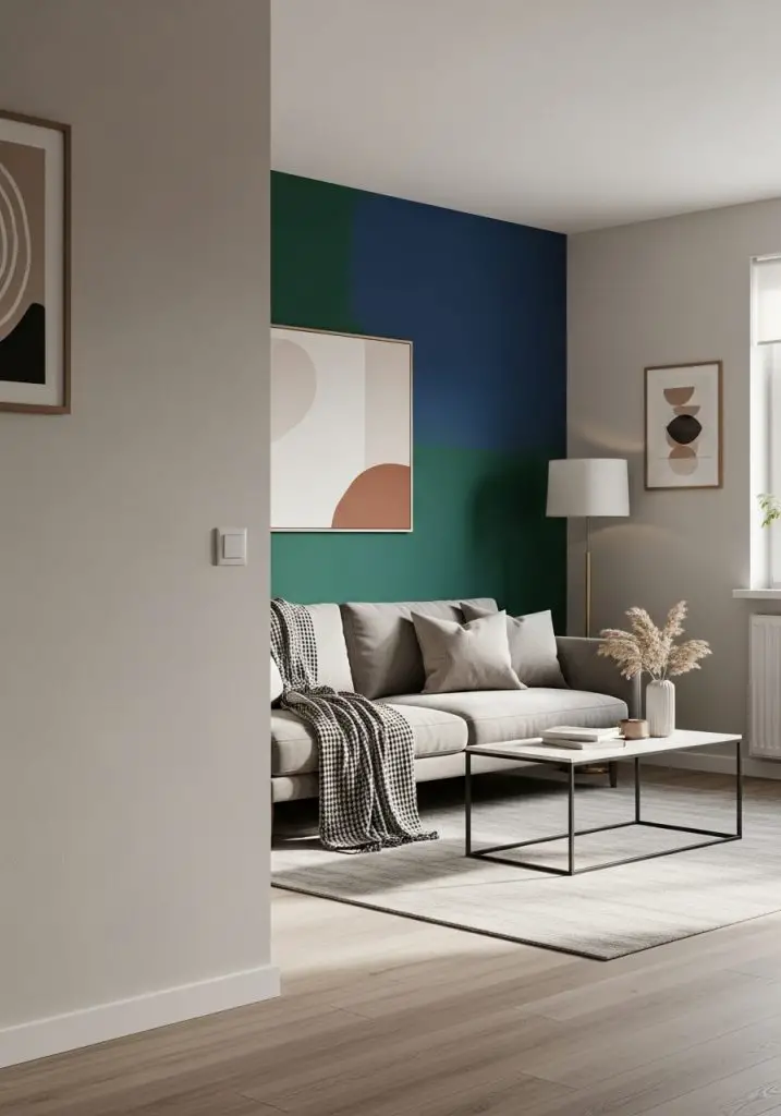 1. Bold Paint Color for One Wall