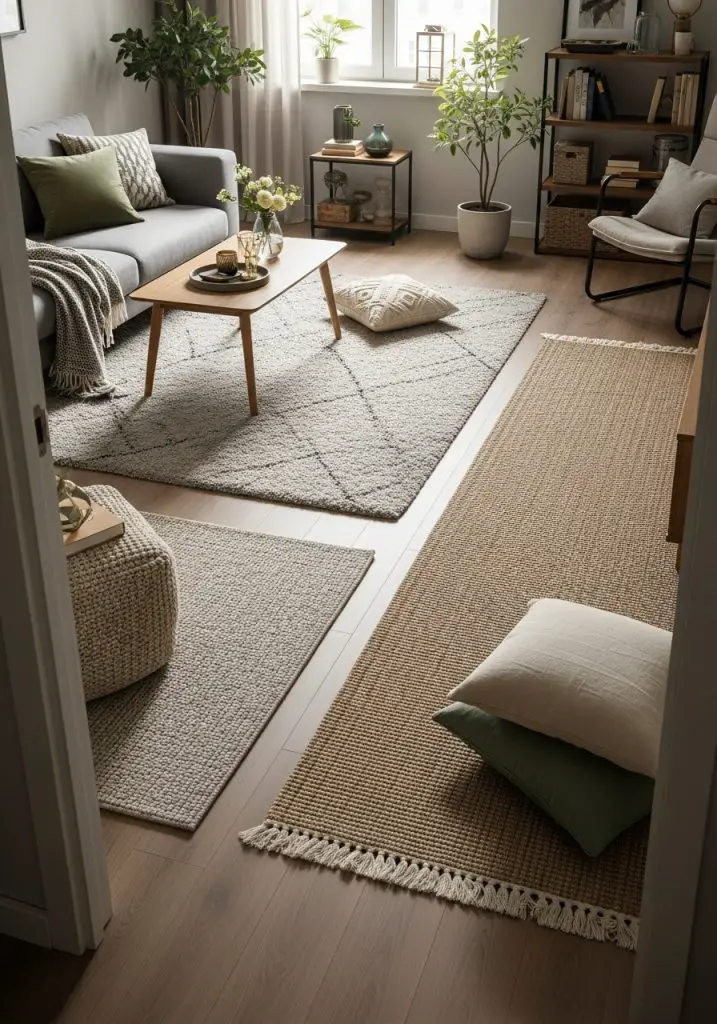 1. Zone with Rugs and Runners