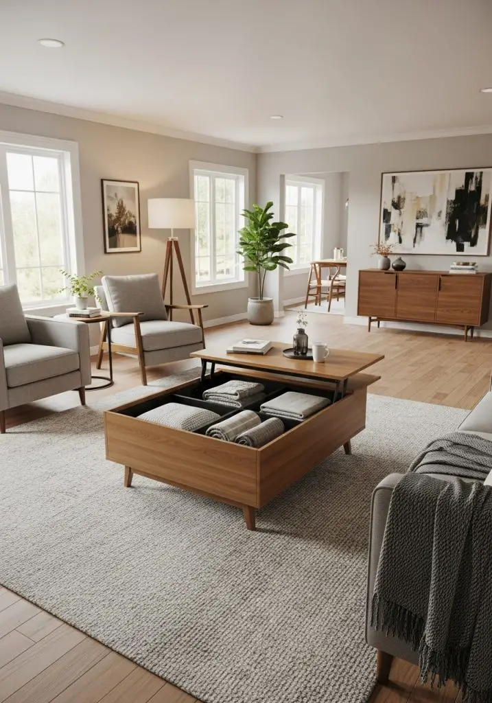 10. Coffee Table with Storage