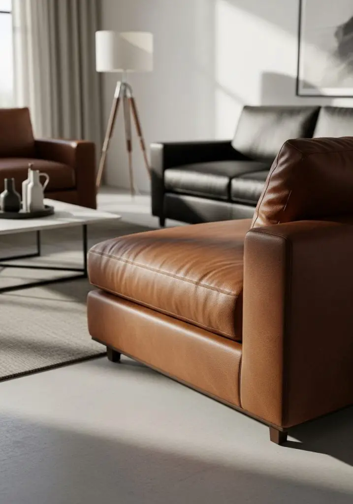 11. Leather Loungers