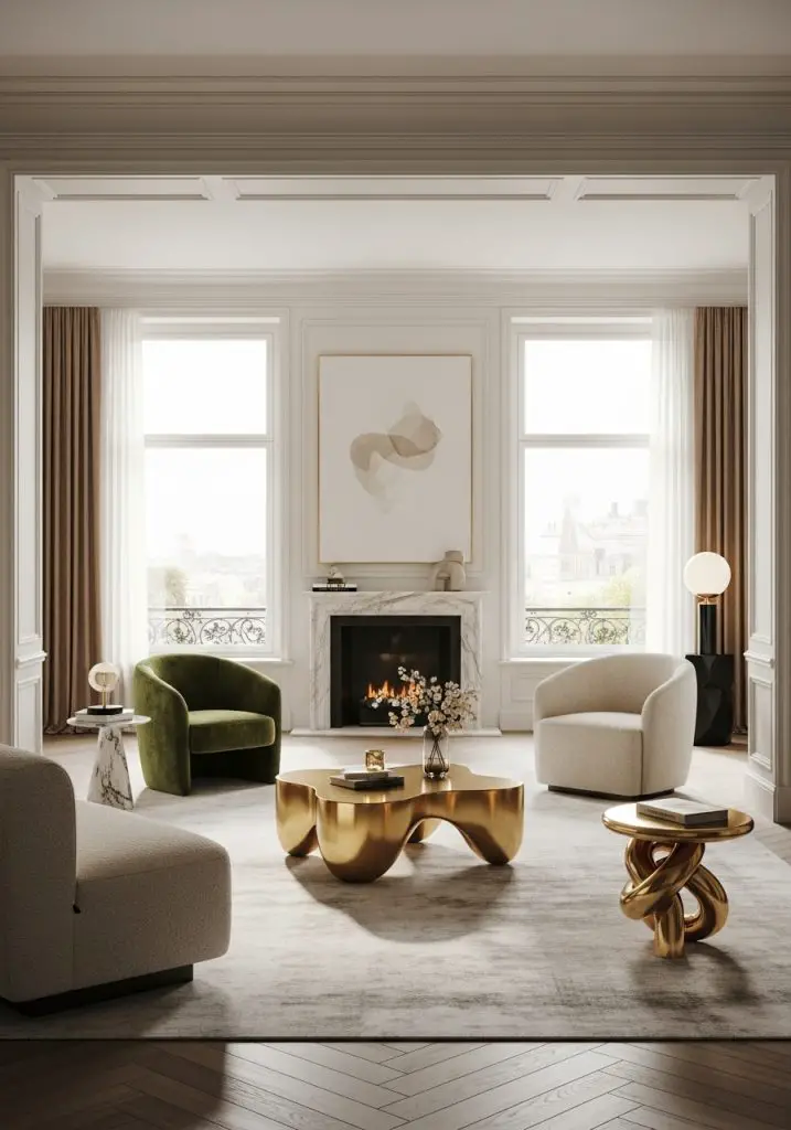 11. Sculptural Furniture Pieces