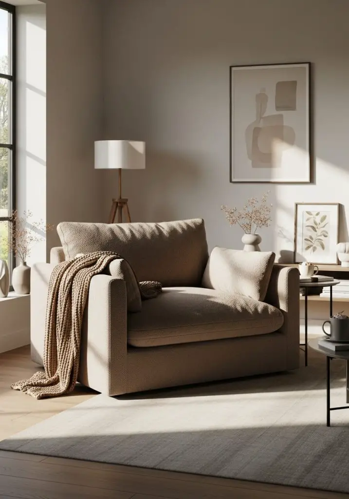 11. The Oversized Cozy Chair