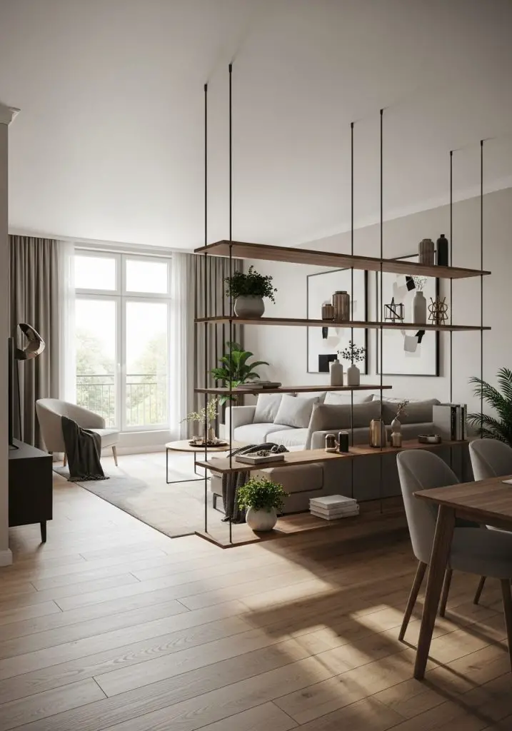 12. Hanging Shelves