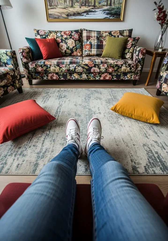 12. Patterned Upholstery = Instant Fun