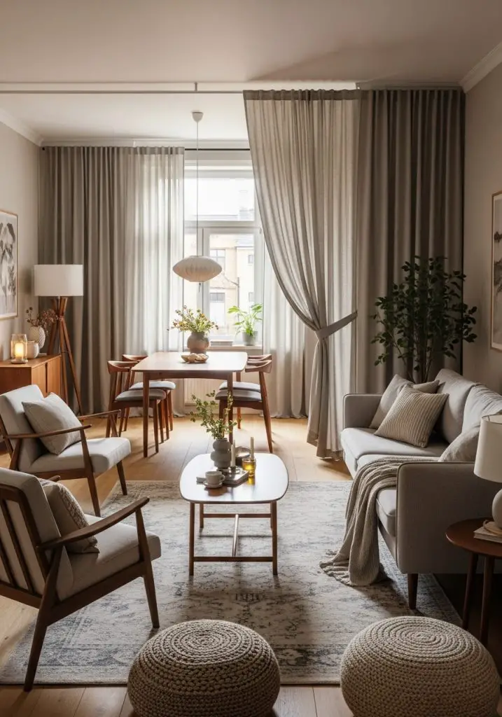 12. Use Curtains to Your Advantage