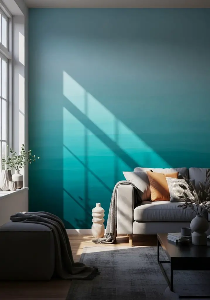 13. Ombre or Gradient Paint Effect