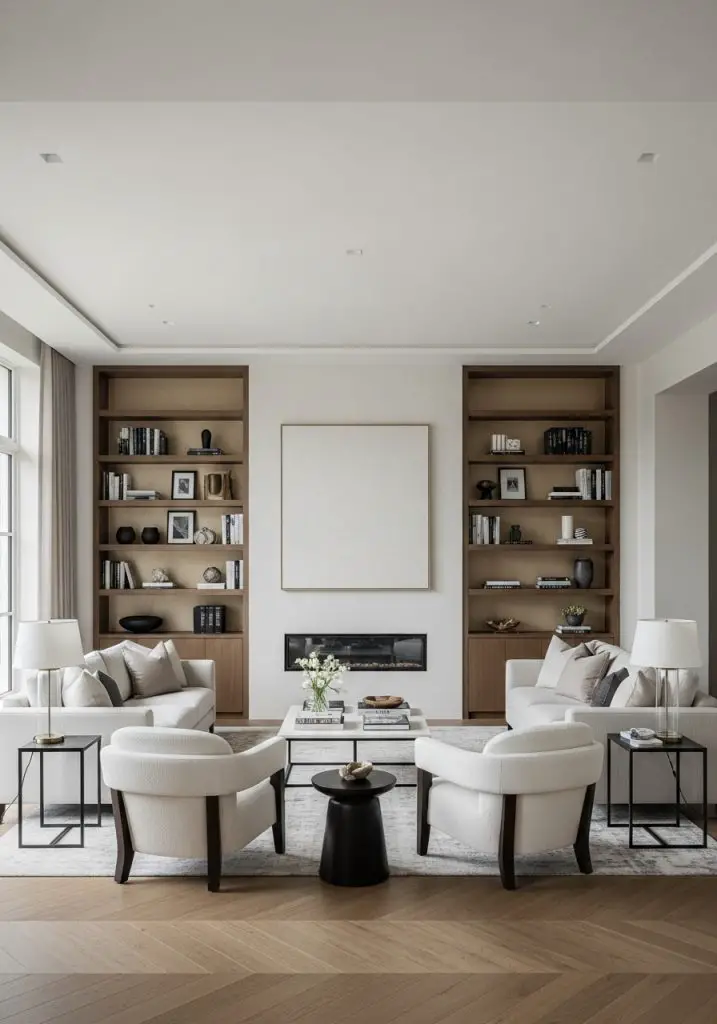 14. Built-In Shelving That Looks Custom
