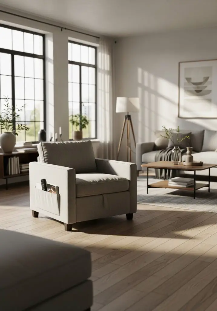 16. Accent Chairs with Storage (Seriously!)