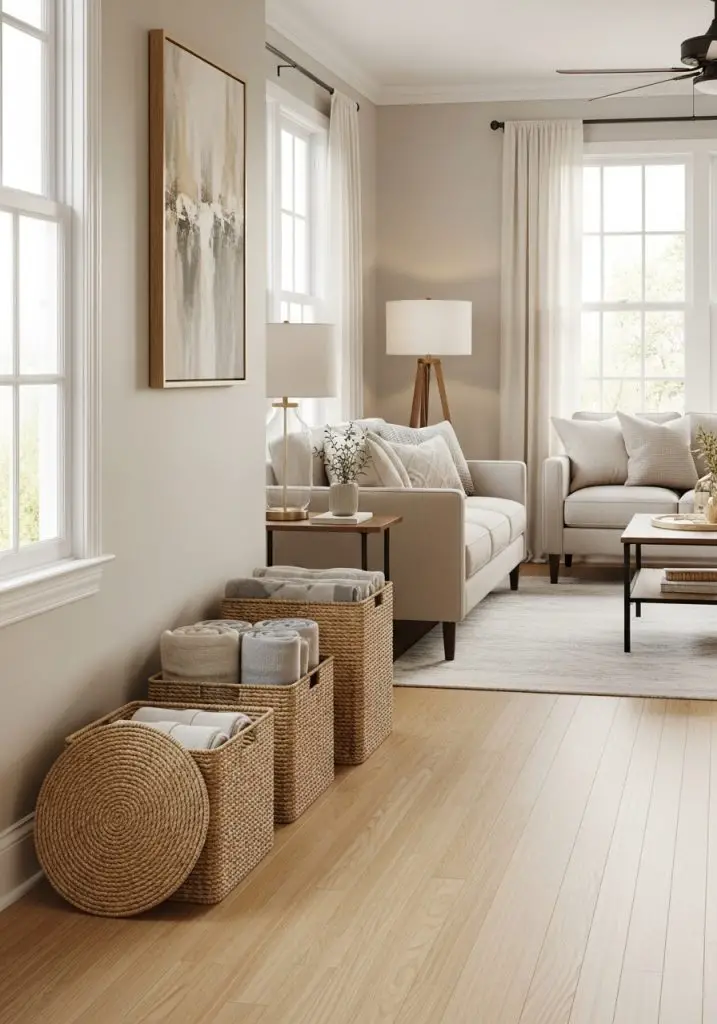 18. Lidded Floor Bins