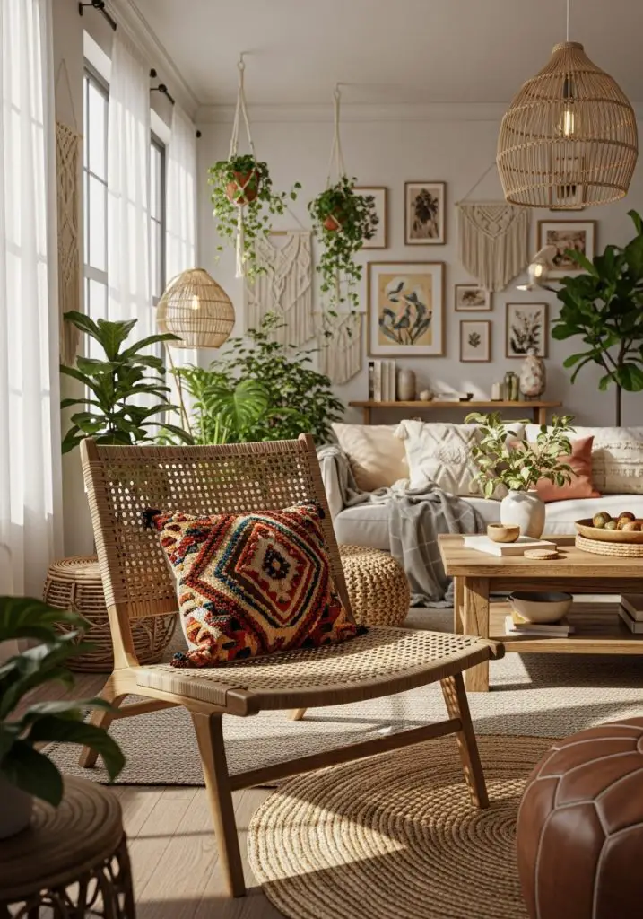 2. Boho Chic & Woven Wonders