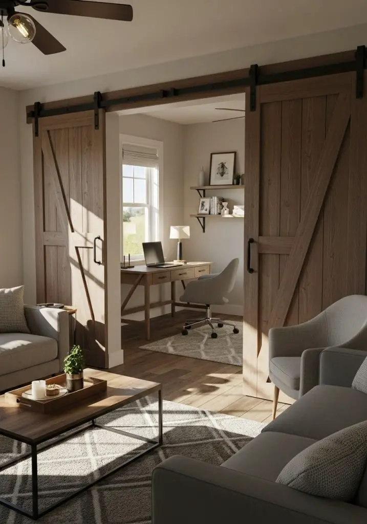2. Sliding Barn Doors
