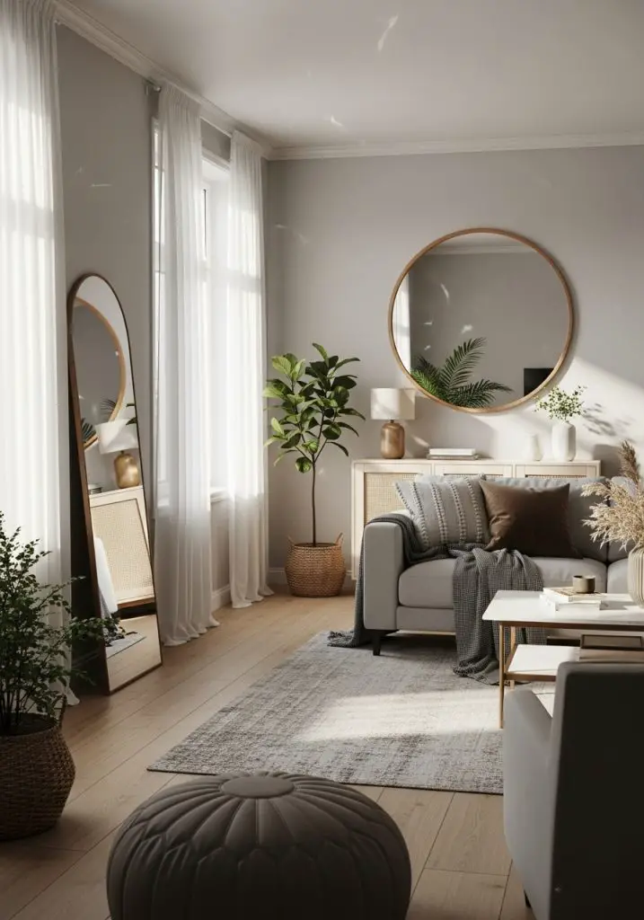 4. Mirror Placement to Multiply Light and Space