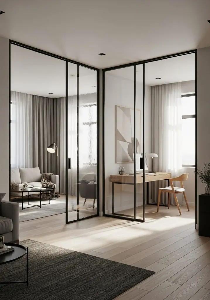 5. Glass Partition