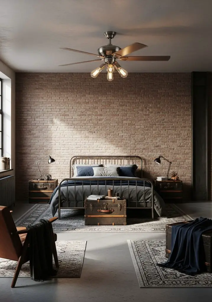 6. Industrial Vibes with Metal Finishes