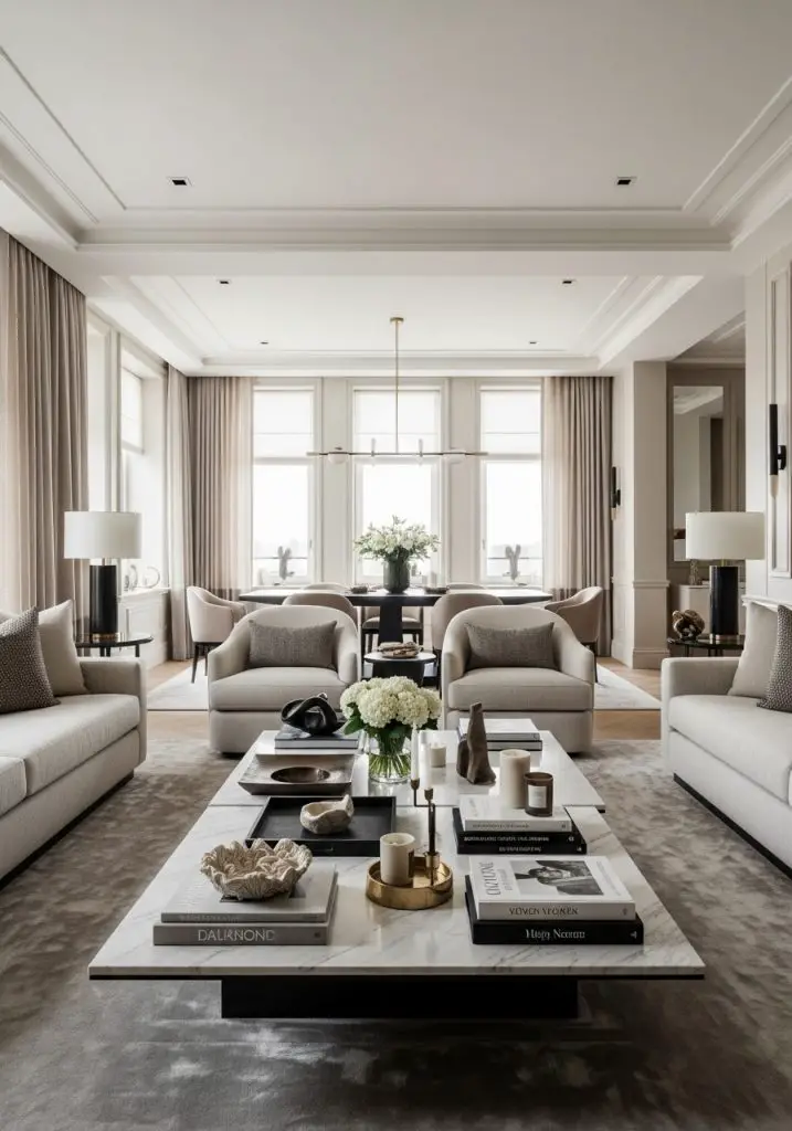 7. A Curated Coffee Table Setup
