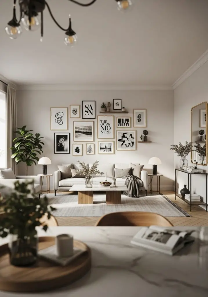 8. Gallery Wall as Your Accent
