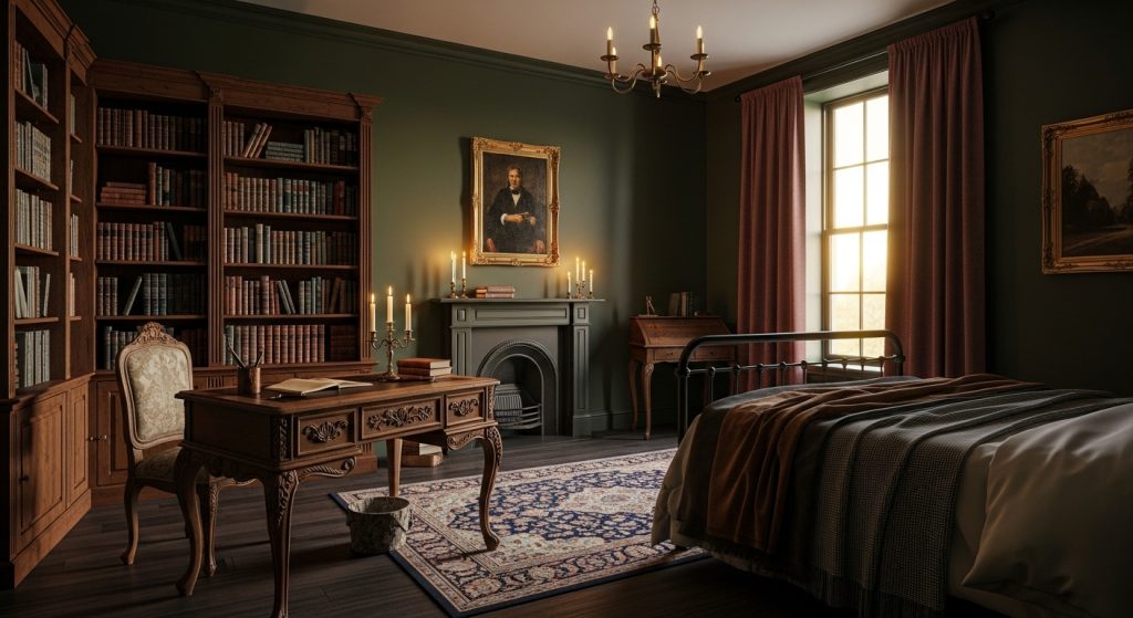 Dark Academia Bedroom
