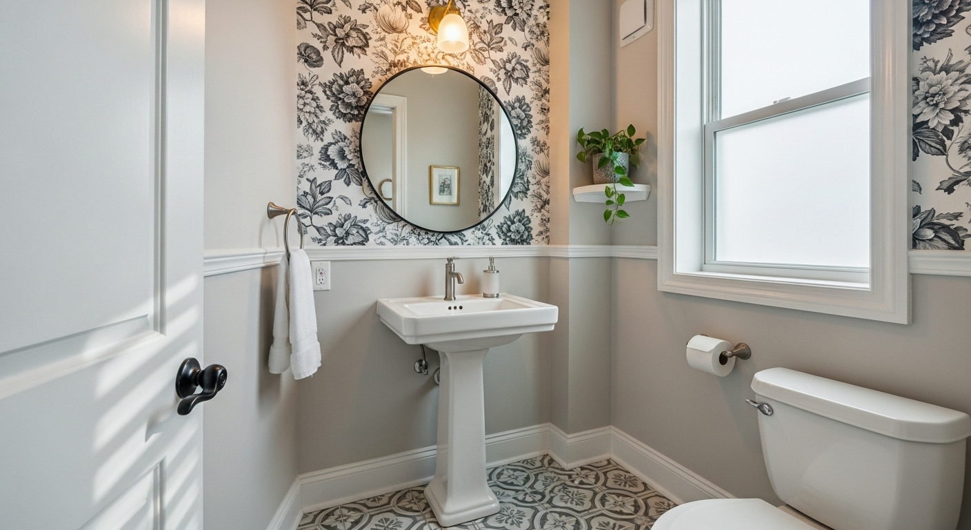 Half Bathroom Ideas: 21 Stylish Ways To Transform Your Small Space