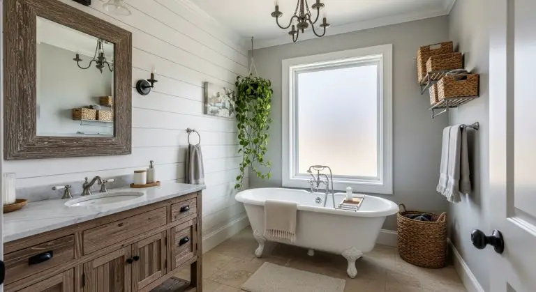 Modern Farmhouse Bathroom