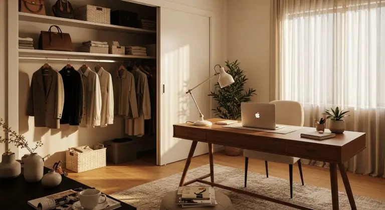 Office And Closet Combo Room