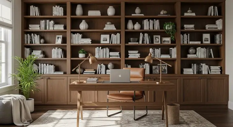 Office Built Ins Bookshelves