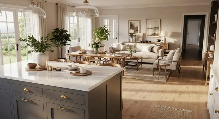 Open Kitchen And Living Room