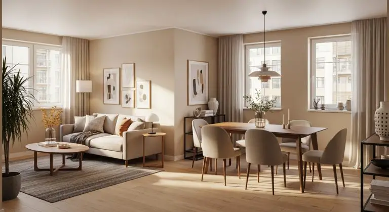 living room and dining room combo