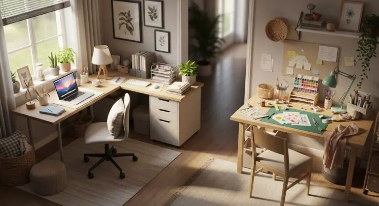 office and craft room combined