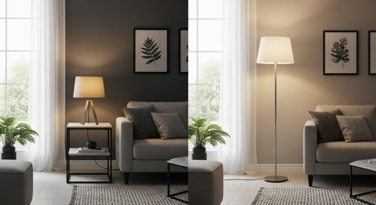 Table Lamps vs. Floor Lamps