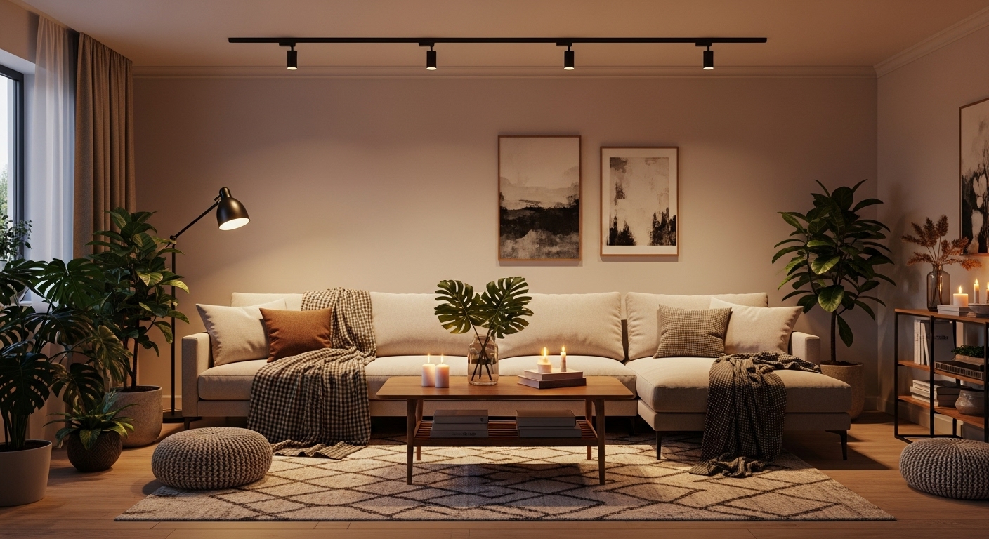 Track Lighting Living Room: 15 Ideas To Brighten Your Space With Style