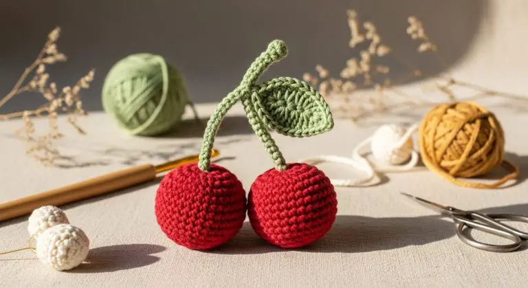 Crochet Cherry