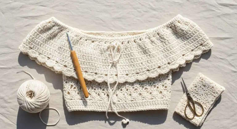 Crochet Tops Off Shoulder