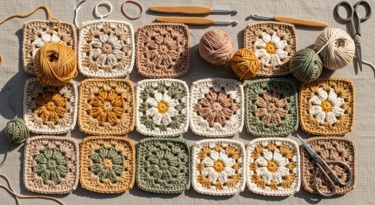 Granny Square Crochet Pattern