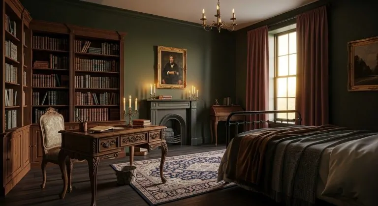 Dark Academia Bedroom