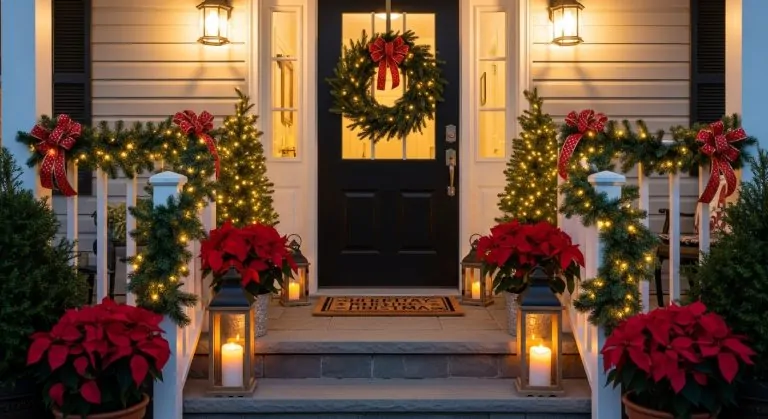 Front Porch Christmas Decor Ideas